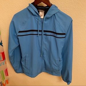 Reebok Blue Jacket with Stripes